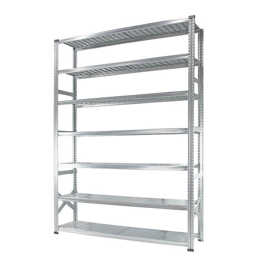 《メタルシステム：SUPER123》 スチールシェルフ 幅187.7x高さ250.0x奥行40.0(cm) 7段