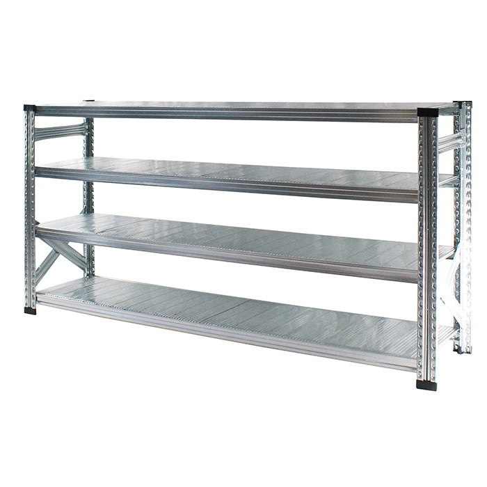《メタルシステム：SUPER123》 スチールシェルフ 幅172.7x高さ104.8x奥行45.0(cm) 4段