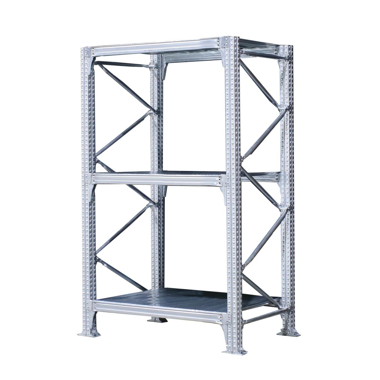 《SUPER456》 スチールシェルフ 幅136.6x高さ211.1x奥行91.3(cm) 3段