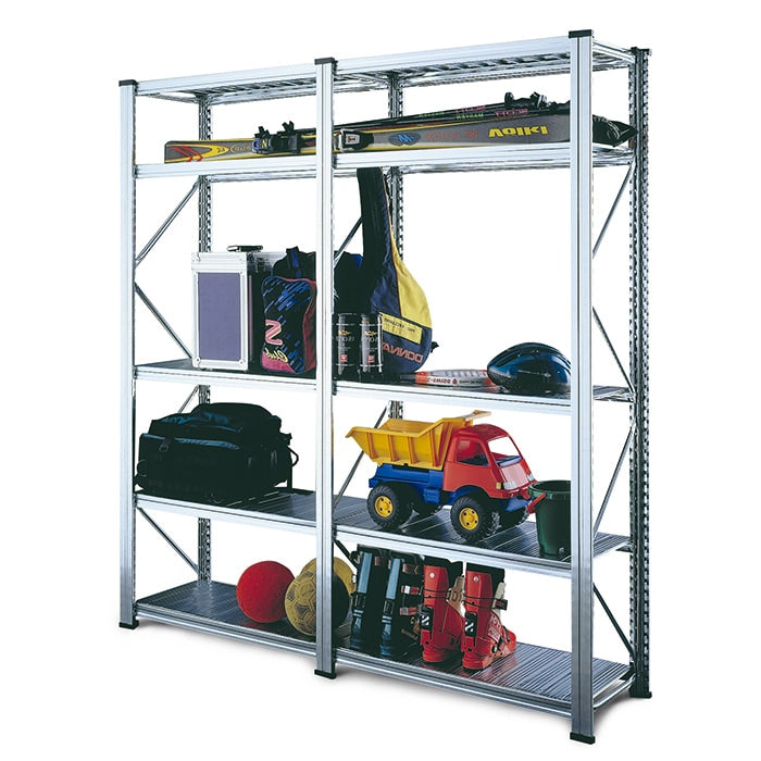 《メタルシステム：UNIRACK》　スチールシェルフ 幅112cm