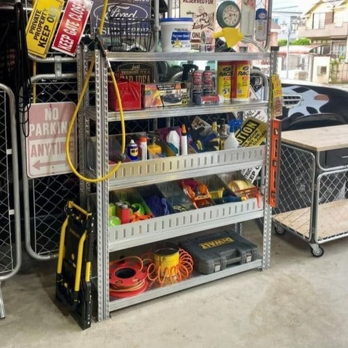 ガレージ収納に最適なスチールラック